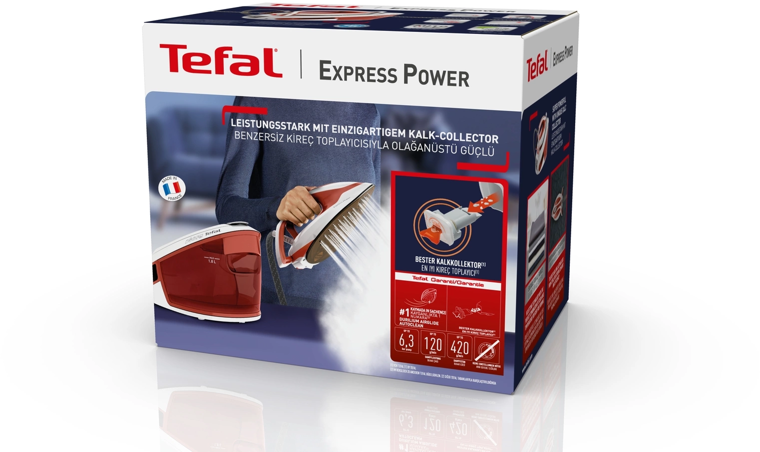 Парогенератор Tefal SV8110E0 2400Вт терракотовый/белый — миниатюра 9