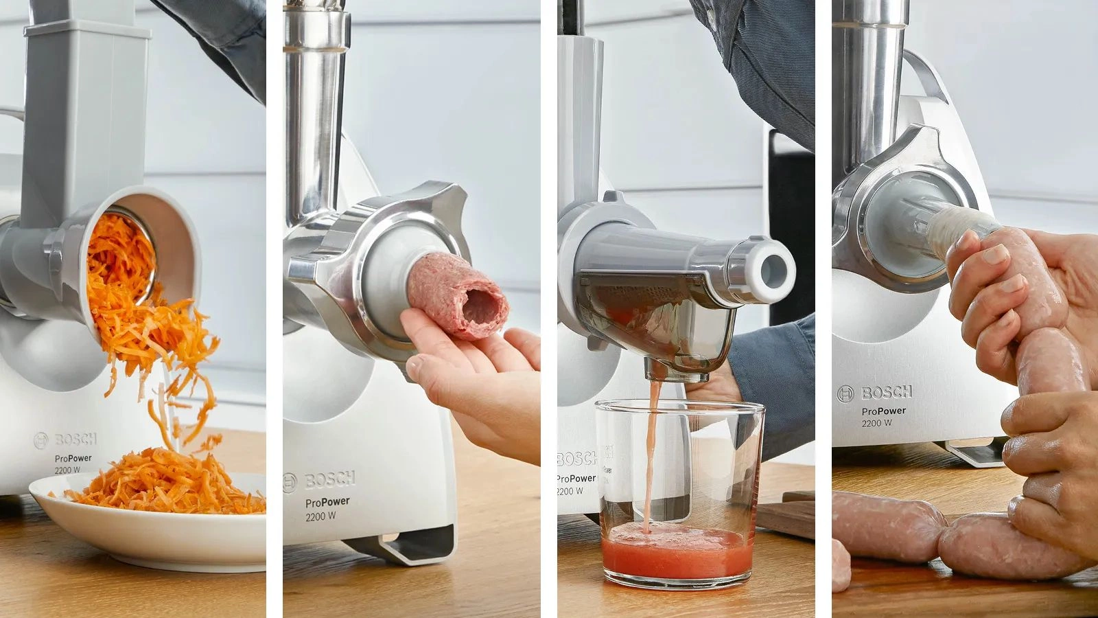 Мясорубка Bosch MFW68660 2200Вт черный — миниатюра 10