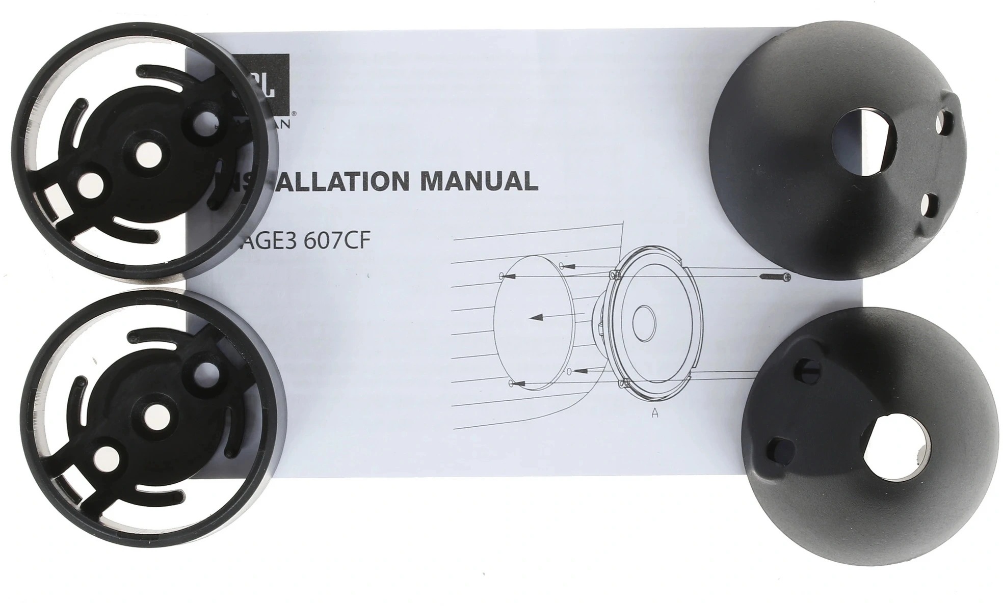 Колонки автомобильные JBL Stage3 607CF (без решетки) 250Вт 92дБ 3Ом 16.5см (6 1/2дюйм) (ком.:4кол.) компонентные двухполосные — миниатюра 8