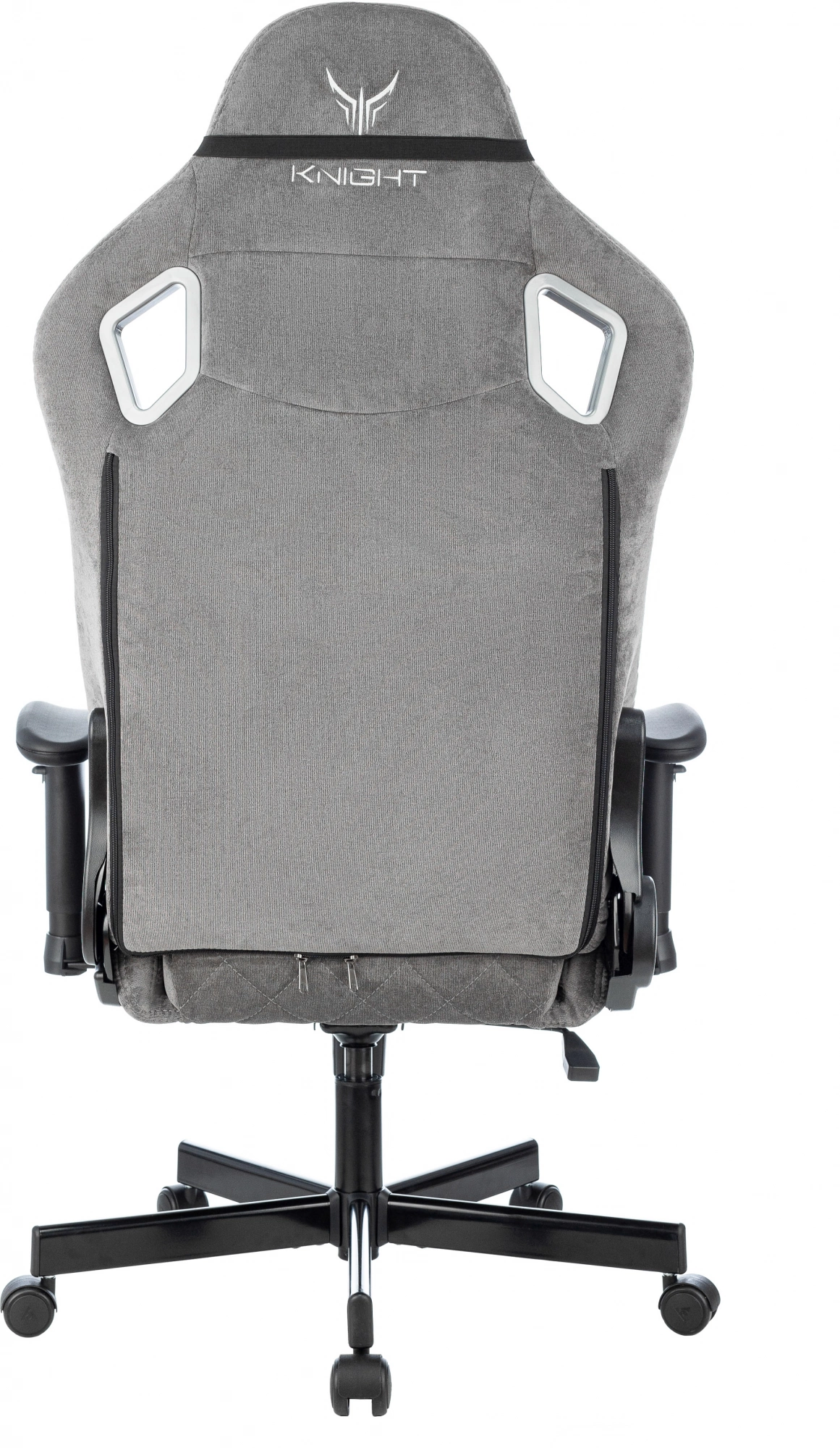 Кресло игровое Knight Outrider LTD серый Light-19 с подголов. крестов. металл — миниатюра 5