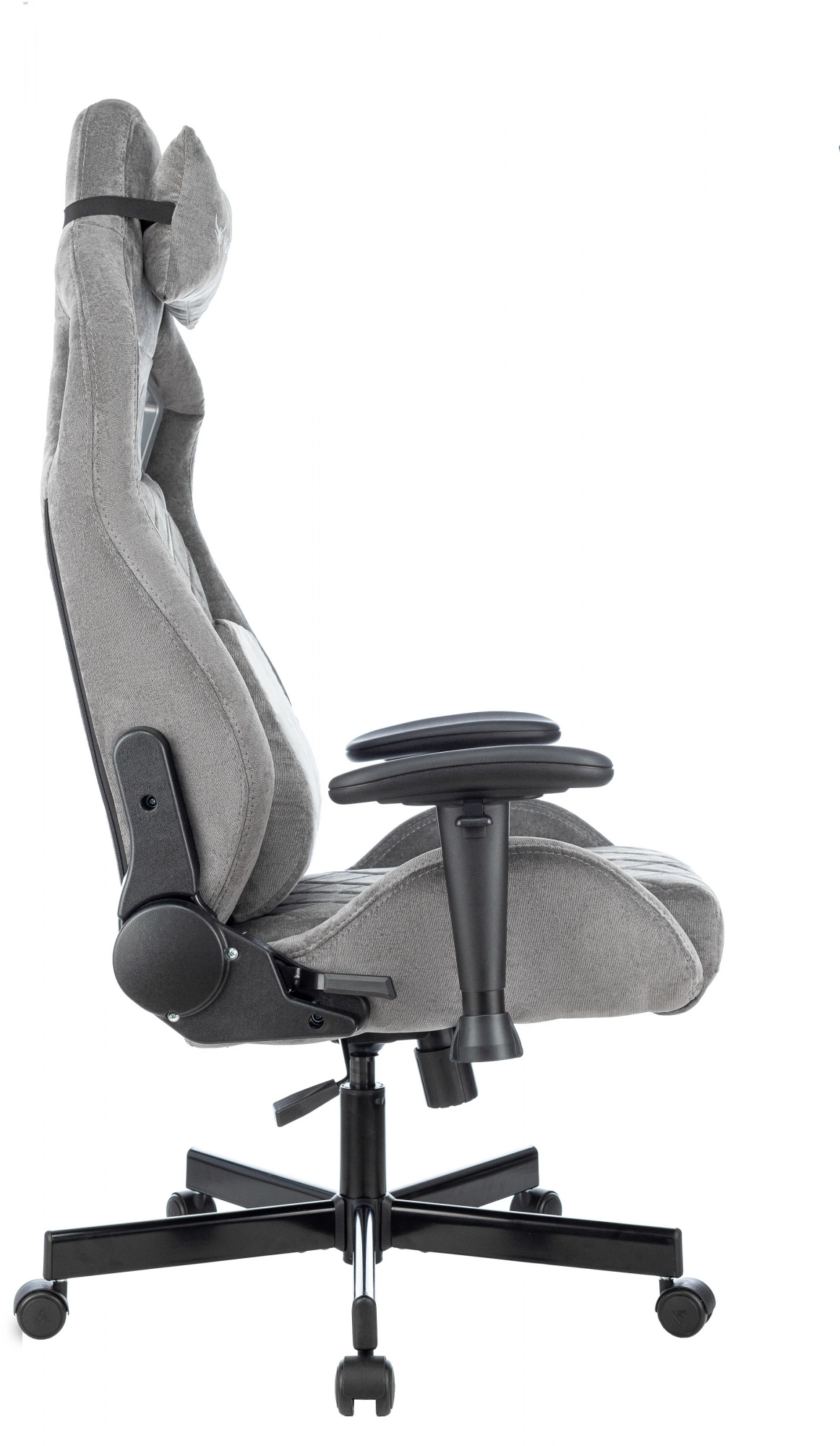 Кресло игровое Knight Outrider LTD серый Light-19 с подголов. крестов. металл — миниатюра 7