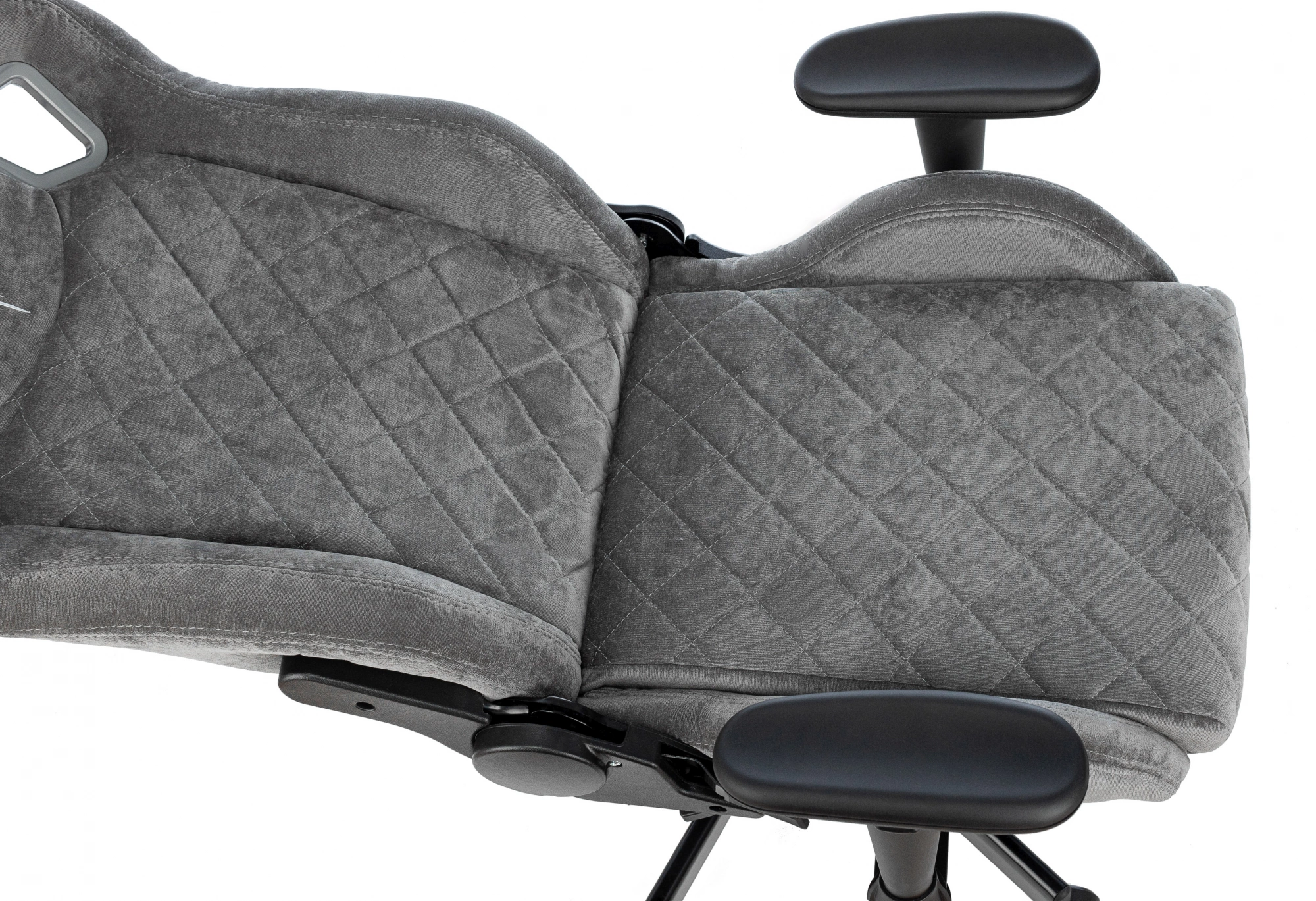 Кресло игровое Knight Outrider LTD серый Light-19 с подголов. крестов. металл — миниатюра 9