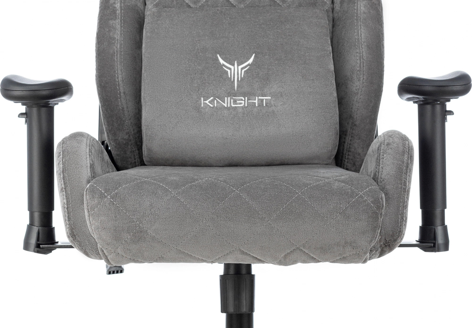 Кресло игровое Knight Outrider LTD серый Light-19 с подголов. крестов. металл — миниатюра 10