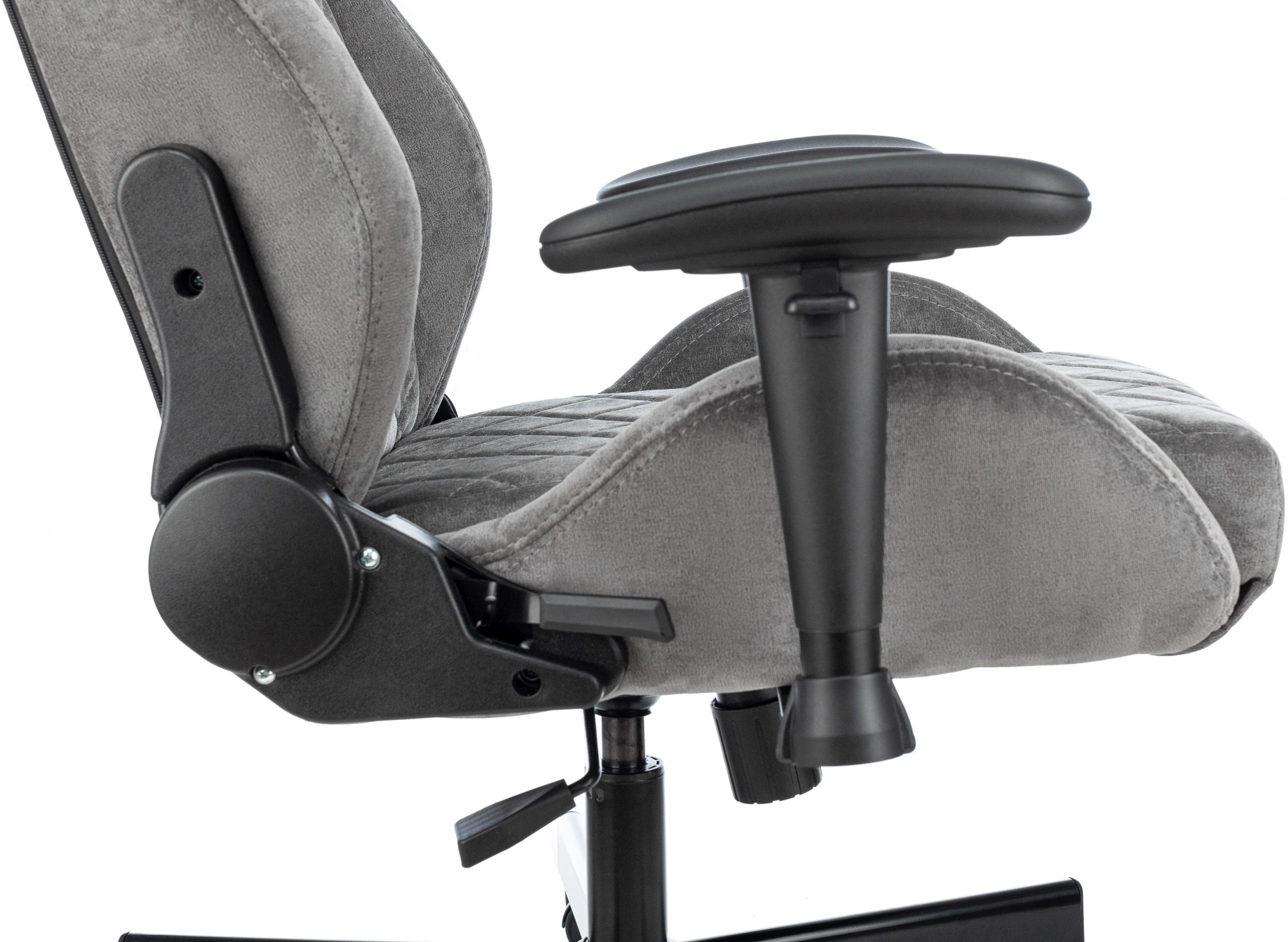 Кресло игровое Knight Outrider LTD серый Light-19 с подголов. крестов. металл — миниатюра 13