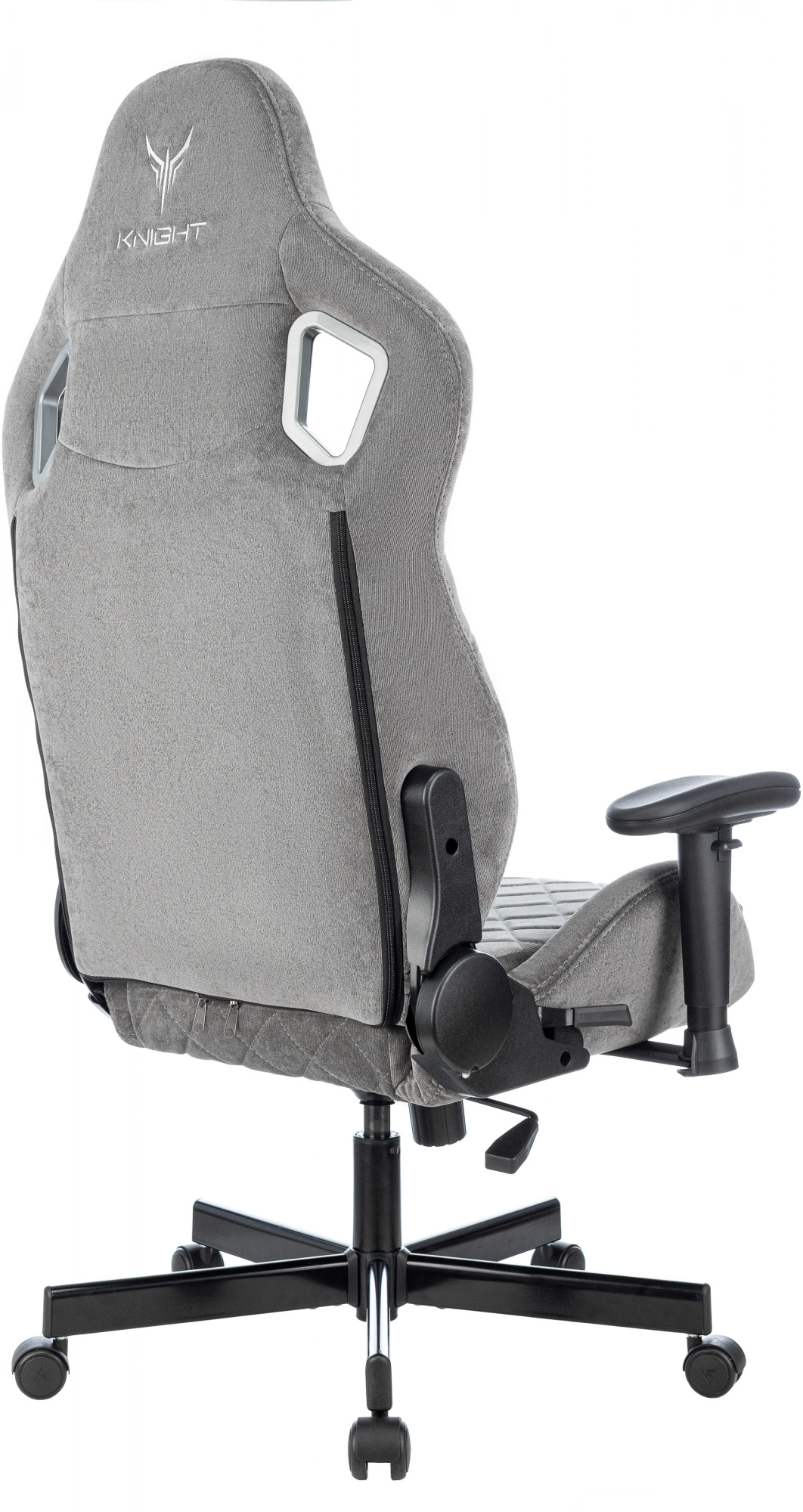 Кресло игровое Knight Outrider LTD серый Light-19 с подголов. крестов. металл — миниатюра 21