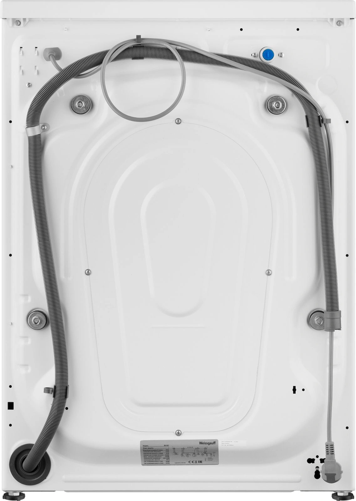 Стиральная машина Weissgauff WM 47147 DC Inverter Steam класс: A+++ загр.фронтальная макс.:7кг белый инвертор — миниатюра 11