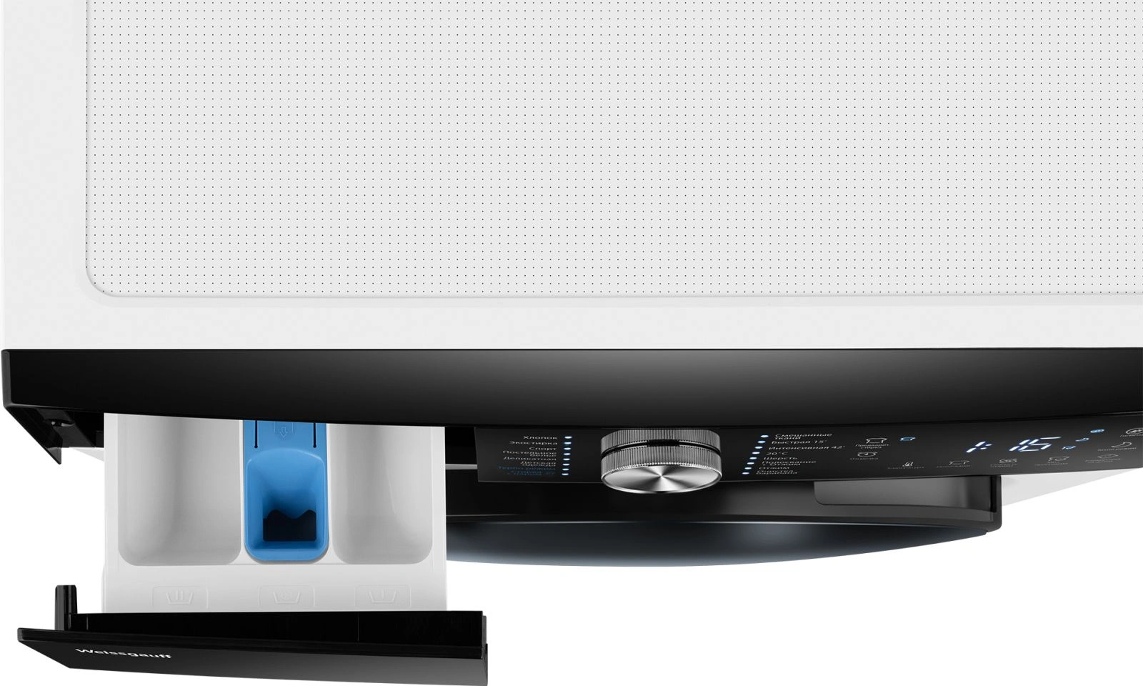 Стиральная машина Weissgauff WM 47147 DC Inverter Steam класс: A+++ загр.фронтальная макс.:7кг белый инвертор — миниатюра 8