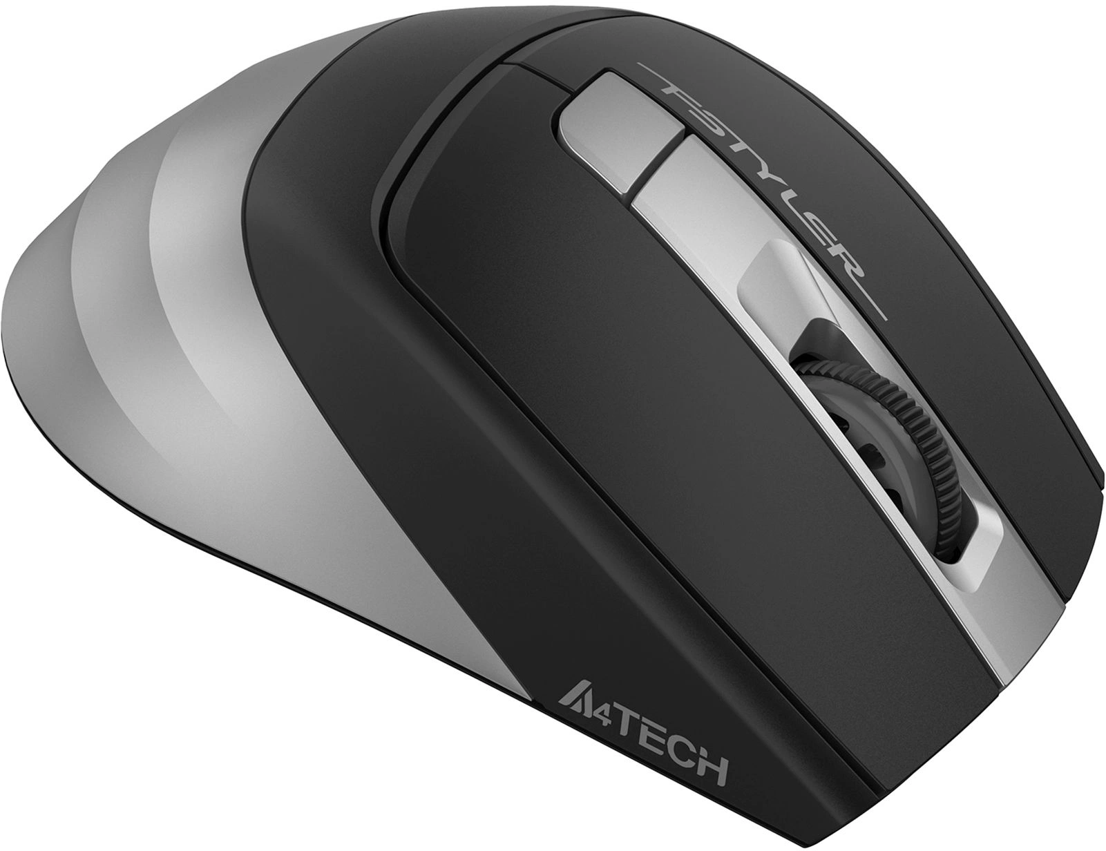 Мышь A4Tech Fstyler FG35S серый/черный оптическая 2000dpi silent беспров. USB 5but (FG35S USB GREY) — миниатюра 5