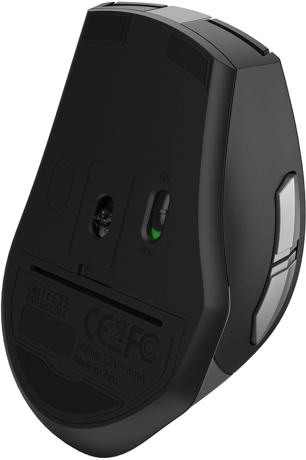 Мышь A4Tech Fstyler FG35S серый/черный оптическая 2000dpi silent беспров. USB 5but (FG35S USB GREY) — миниатюра 9
