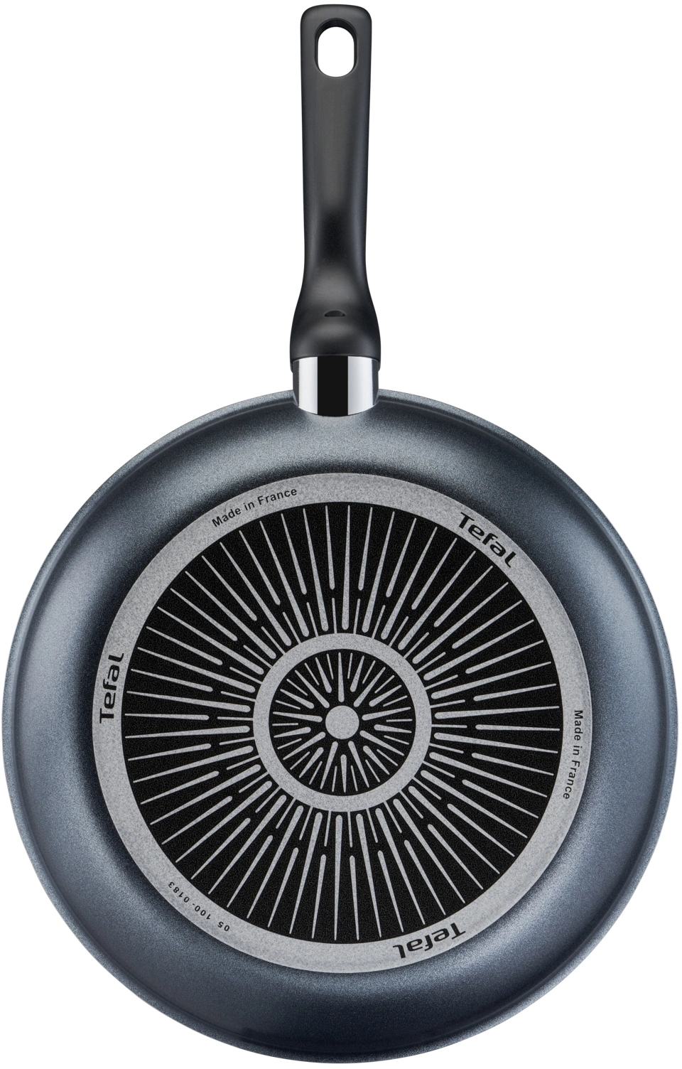 Сковорода Tefal Force 4218924 круглая 24см покрытие: Titanium ручка несъемная (с крышкой) черный (9100048321) — миниатюра 5