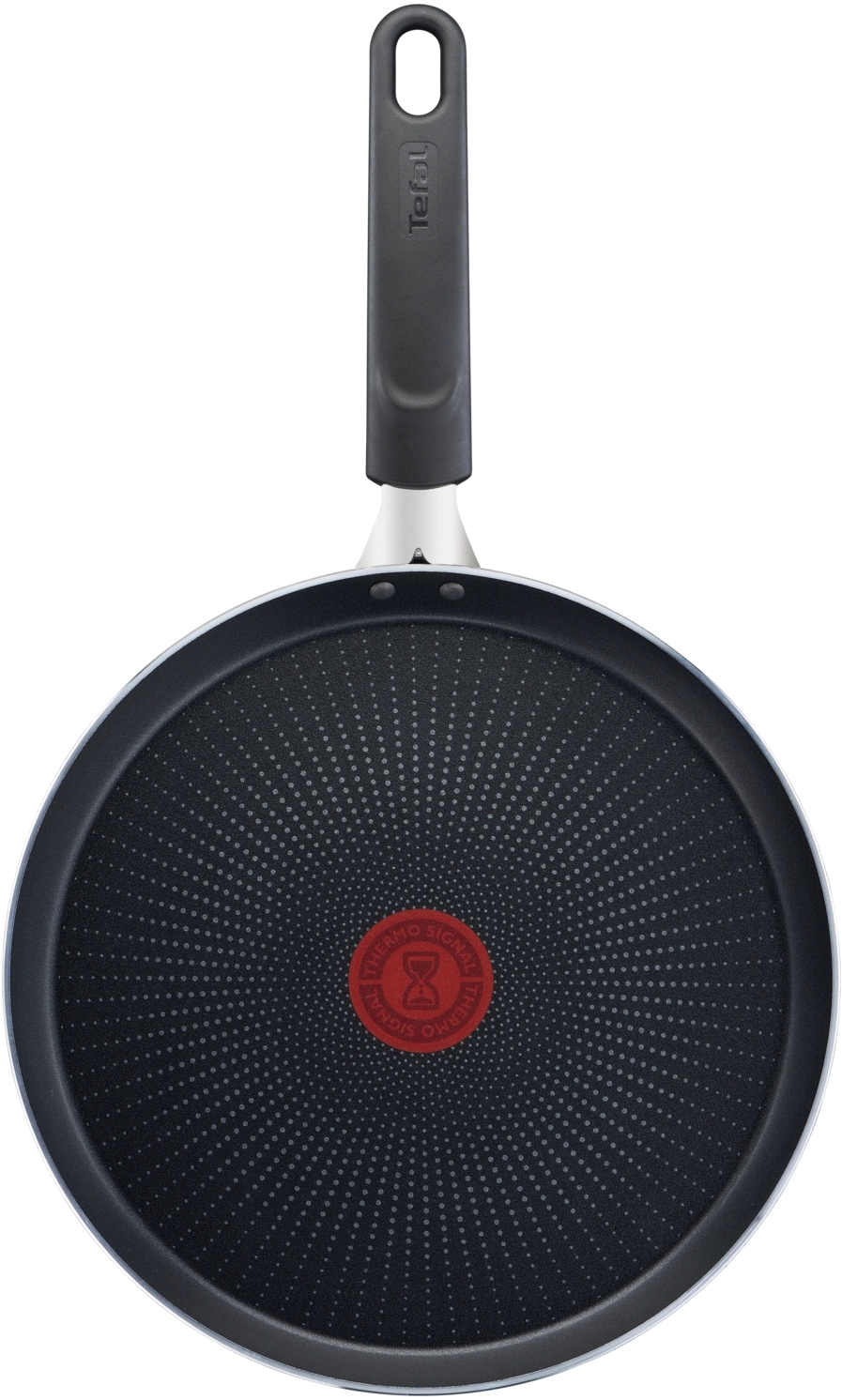 Сковорода блинная Tefal Force 4218522 круглая 22см покрытие: антипригарное ручка несъемная (без крышки) черный (9100048318) — миниатюра 2