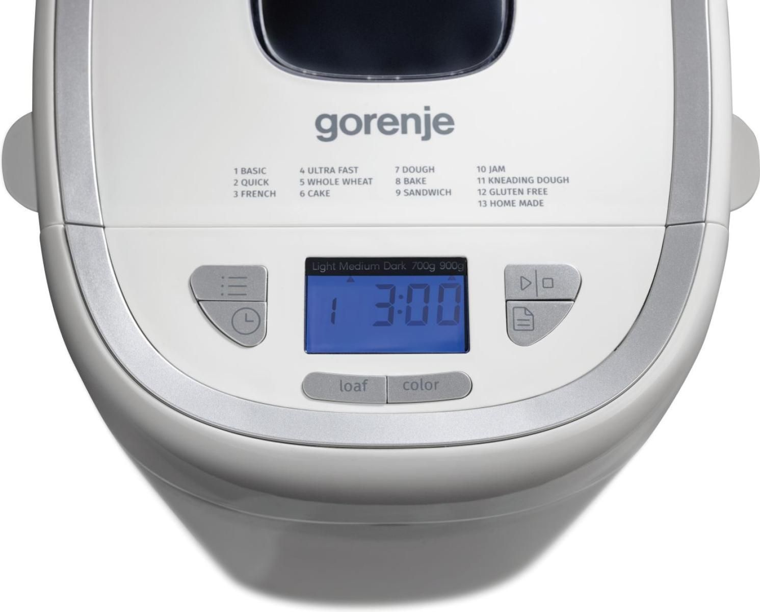 Хлебопечь Gorenje BM900WS 550Вт белый — миниатюра 5