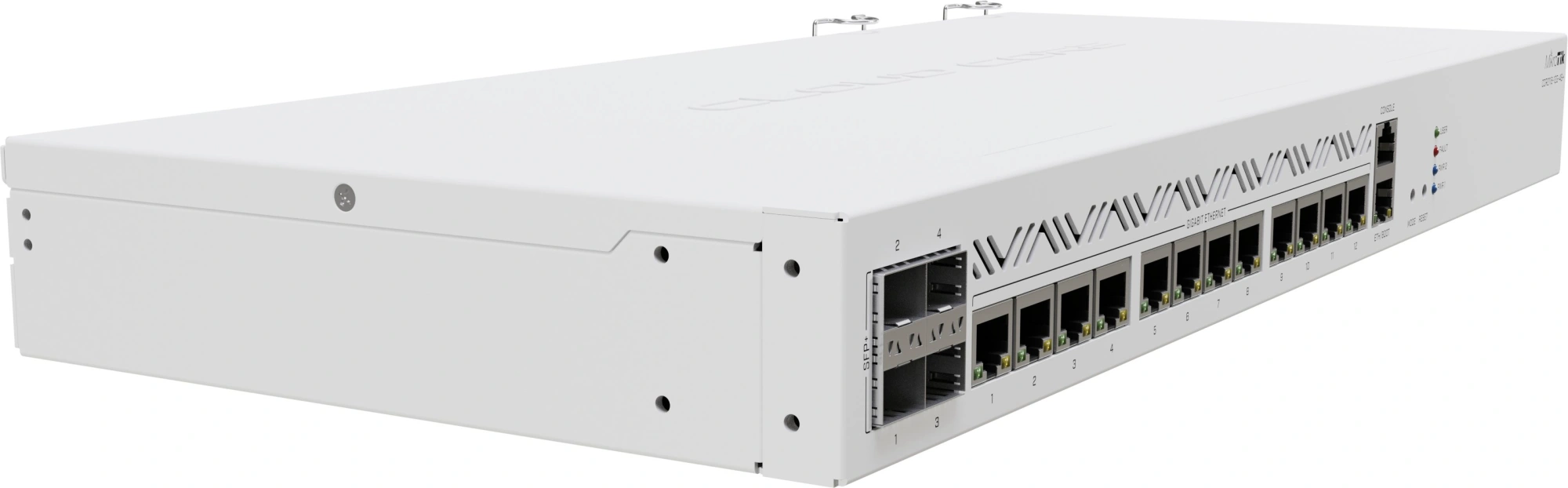 Коммутатор MikroTik CCR2116-12G-4S+ 13x1Гбит/с 4SFP+ управляемый — миниатюра 3