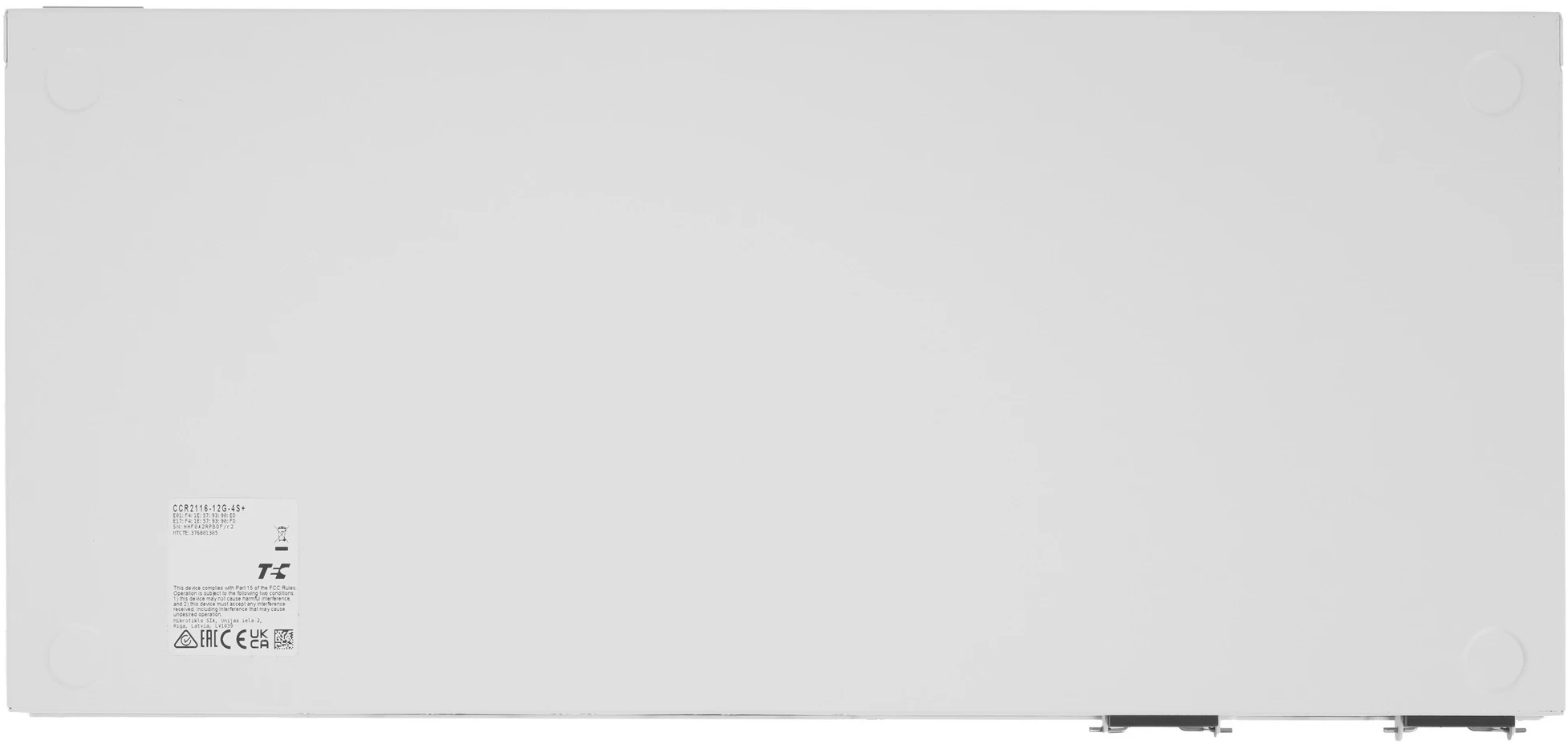 Коммутатор MikroTik CCR2116-12G-4S+ 13x1Гбит/с 4SFP+ управляемый — миниатюра 5