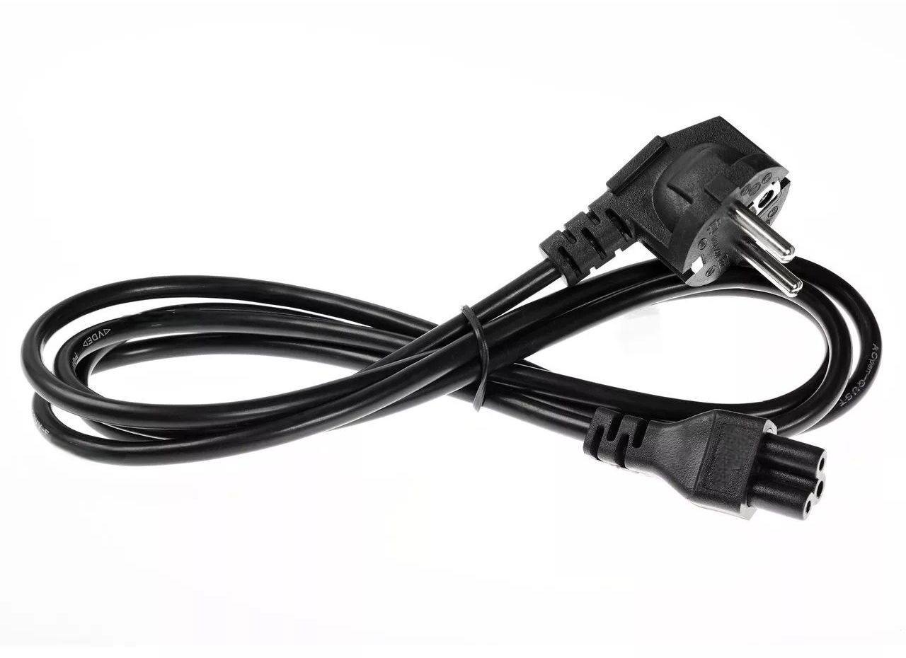 Кабель Premier 5-282 IEC C5 (3-pin) Евровилка угловой 1м (5-282(0.5) 1.0) черный (Bulk) — миниатюра 2