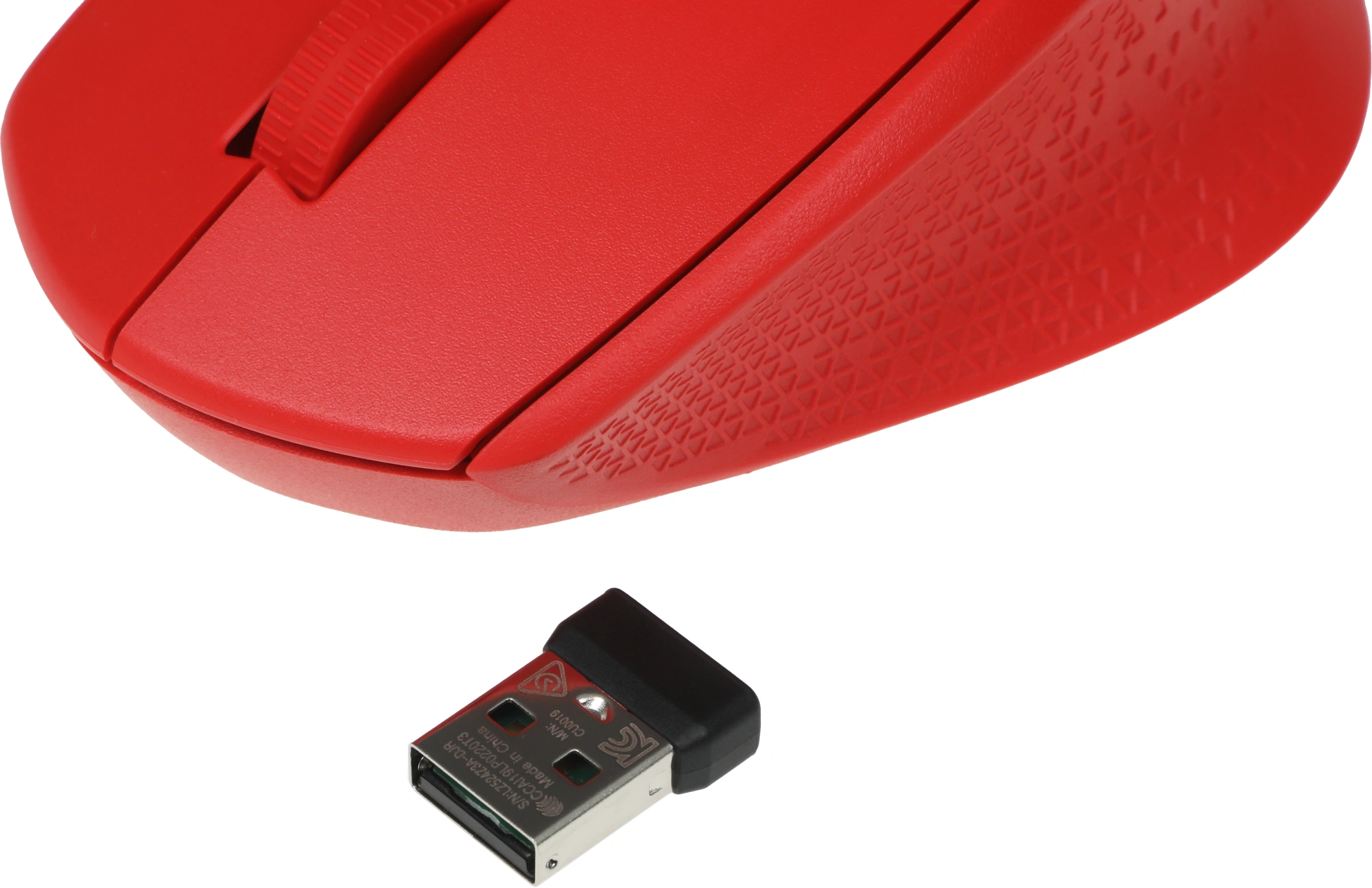Мышь Logitech M280 красный оптическая 1000dpi беспров. USB 2but (910-004308) — миниатюра 11