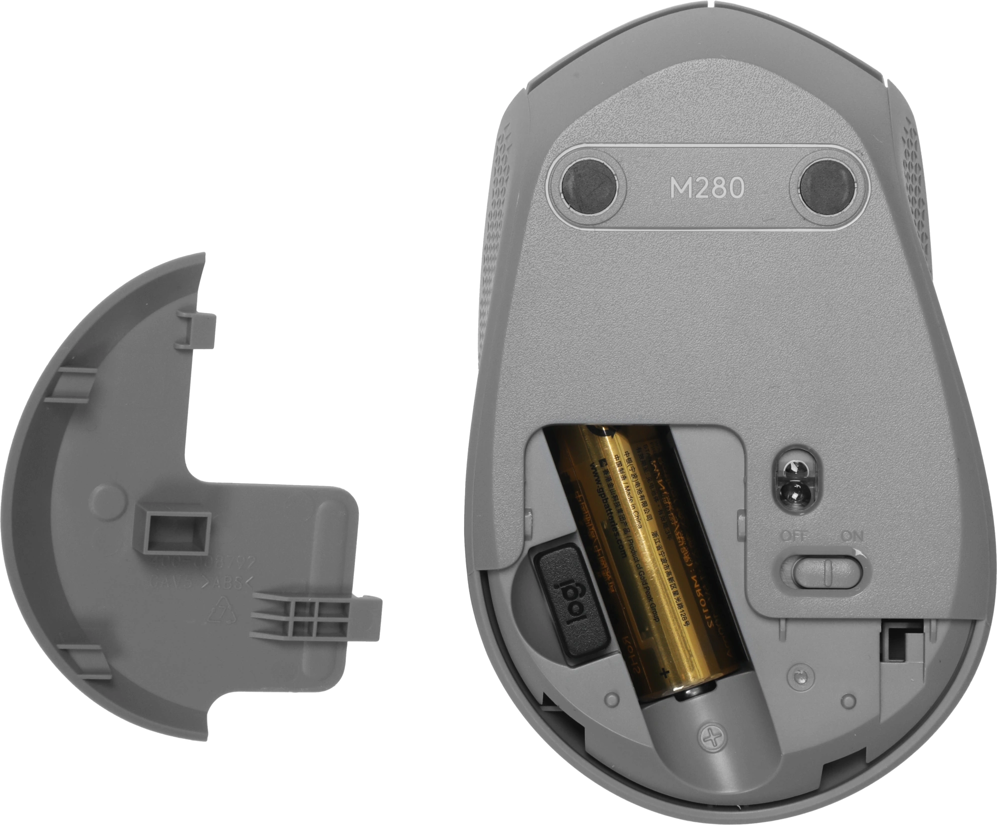 Мышь Logitech M280 серый оптическая 1000dpi беспров. USB 2but (910-004310) — миниатюра 10