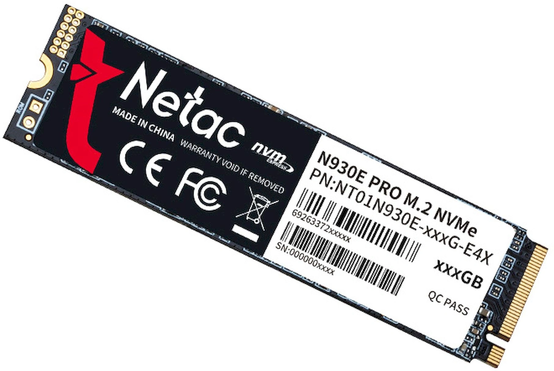 Накопитель SSD Netac PCIe 3.0 x4 128GB NT01N930E-128G-E4X N930E Pro M.2 2280 — миниатюра 7
