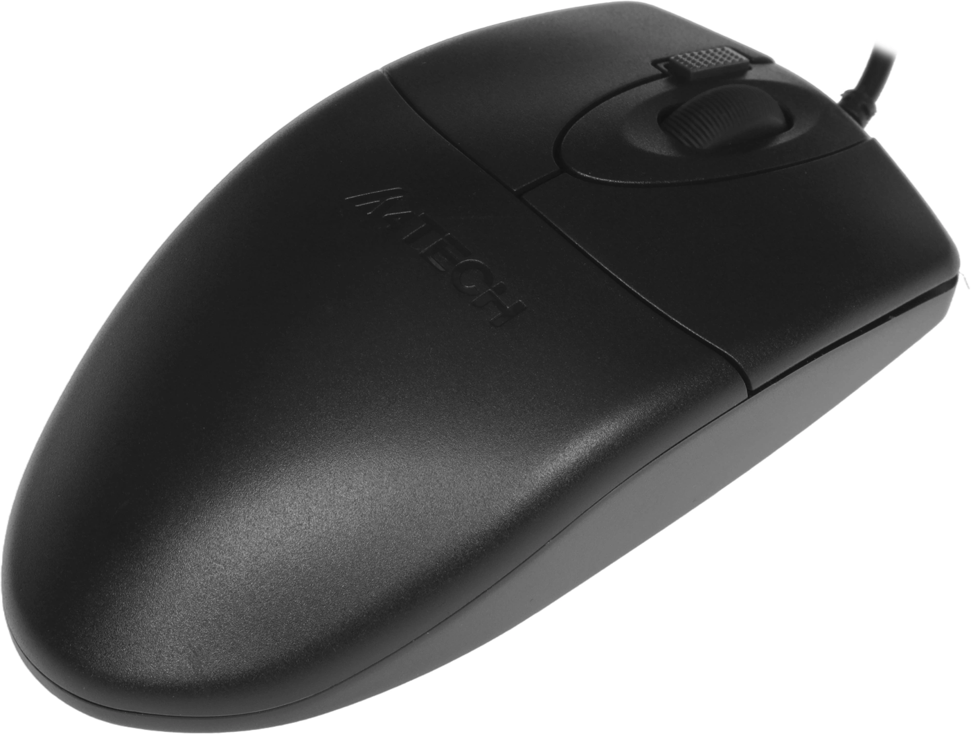 Мышь A4Tech OP-620DS черный оптическая 1200dpi silent USB 3but — миниатюра 9