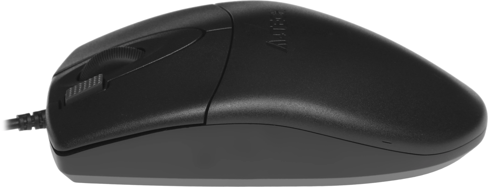 Мышь A4Tech OP-620DS черный оптическая 1200dpi silent USB 3but — миниатюра 10