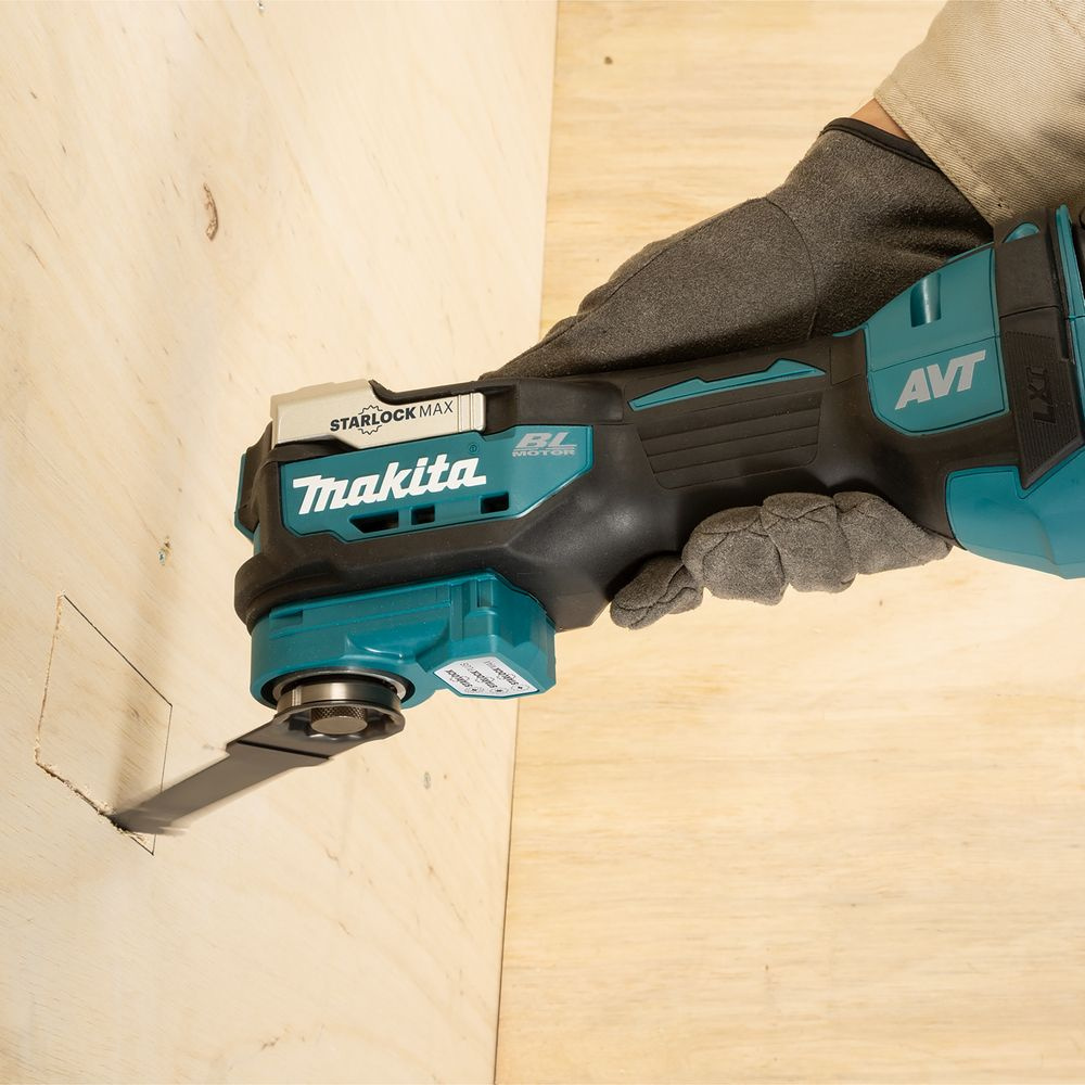 Многофункциональный инструмент Makita DTM52Z синий/черный — миниатюра 16