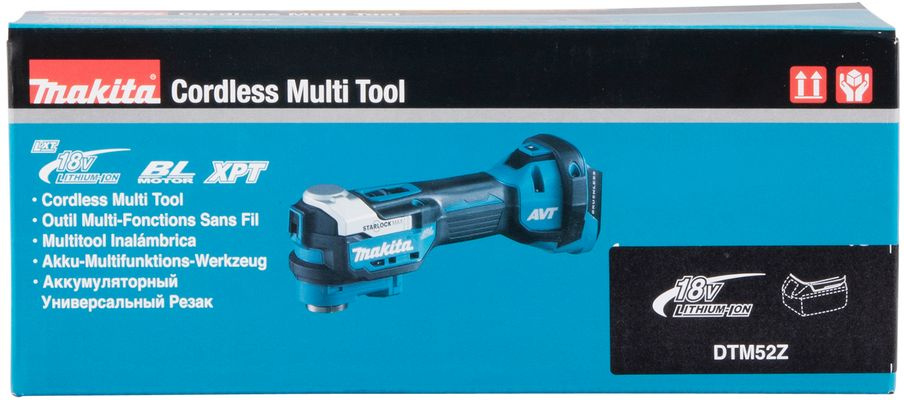 Многофункциональный инструмент Makita DTM52Z синий/черный — миниатюра 21