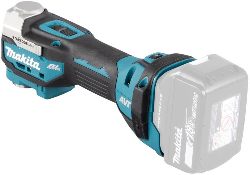 Многофункциональный инструмент Makita DTM52Z синий/черный — миниатюра 3