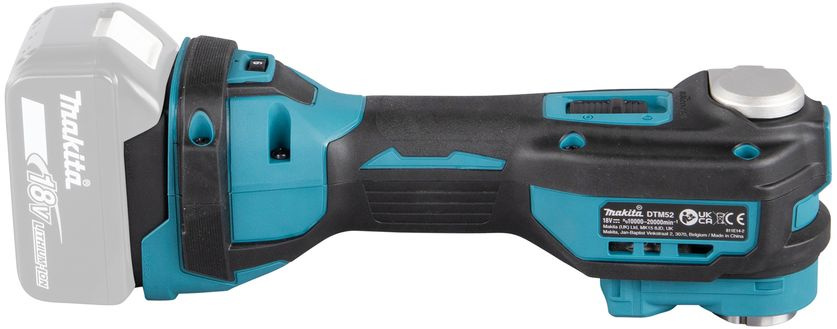 Многофункциональный инструмент Makita DTM52Z синий/черный — миниатюра 5