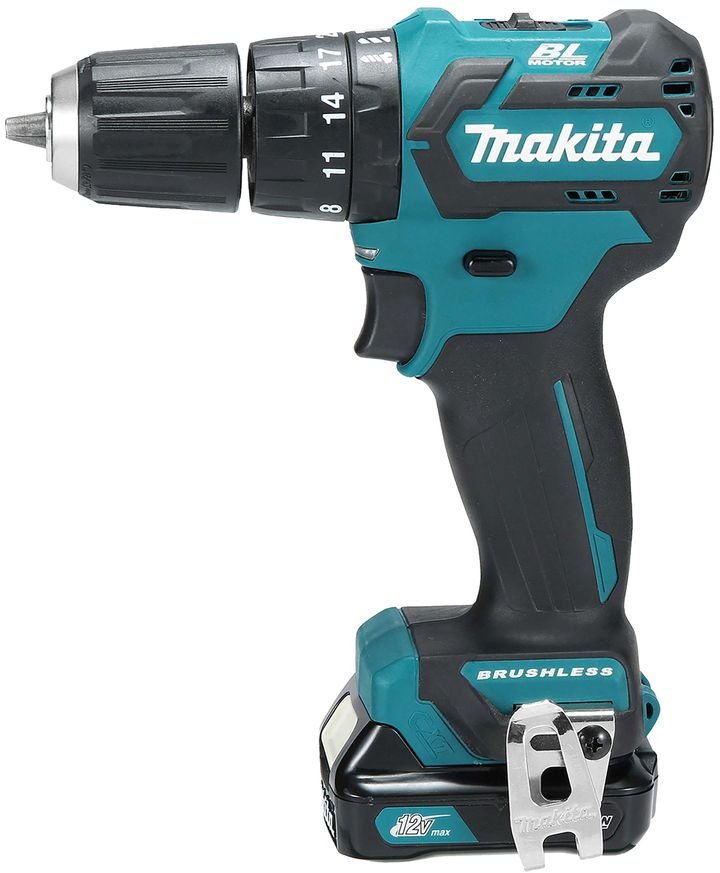 Дрель-шуруповерт Makita HP332DZ аккум. патрон:быстрозажимной — миниатюра 3