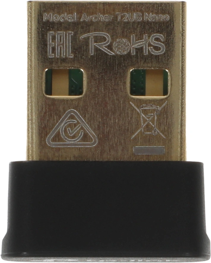 Сетевой адаптер Wi-Fi + Bluetooth TP-Link Archer T2UB Nano AC600 USB 2.0 (ант.внутр.) 1ант. — миниатюра 4