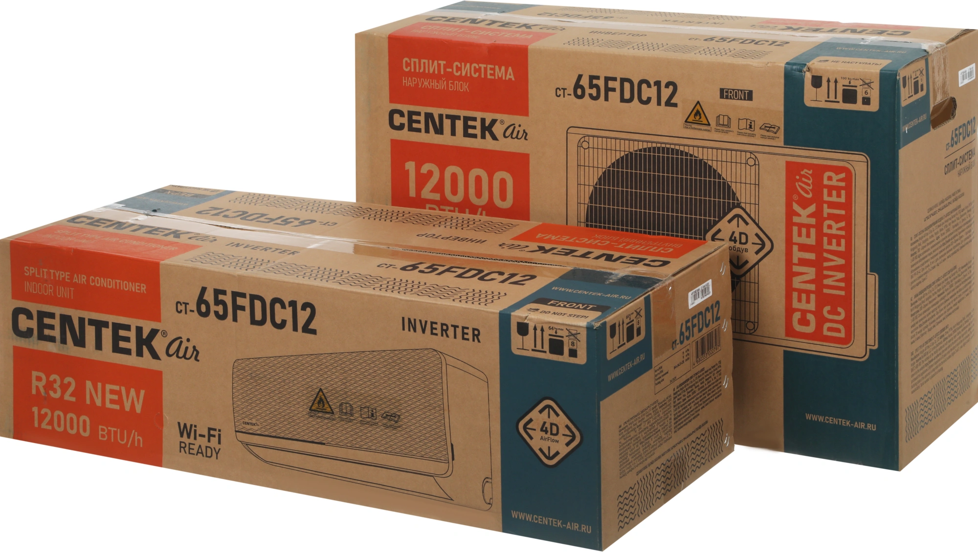 Сплит-система Centek CT-65FDC12 белый — миниатюра 6