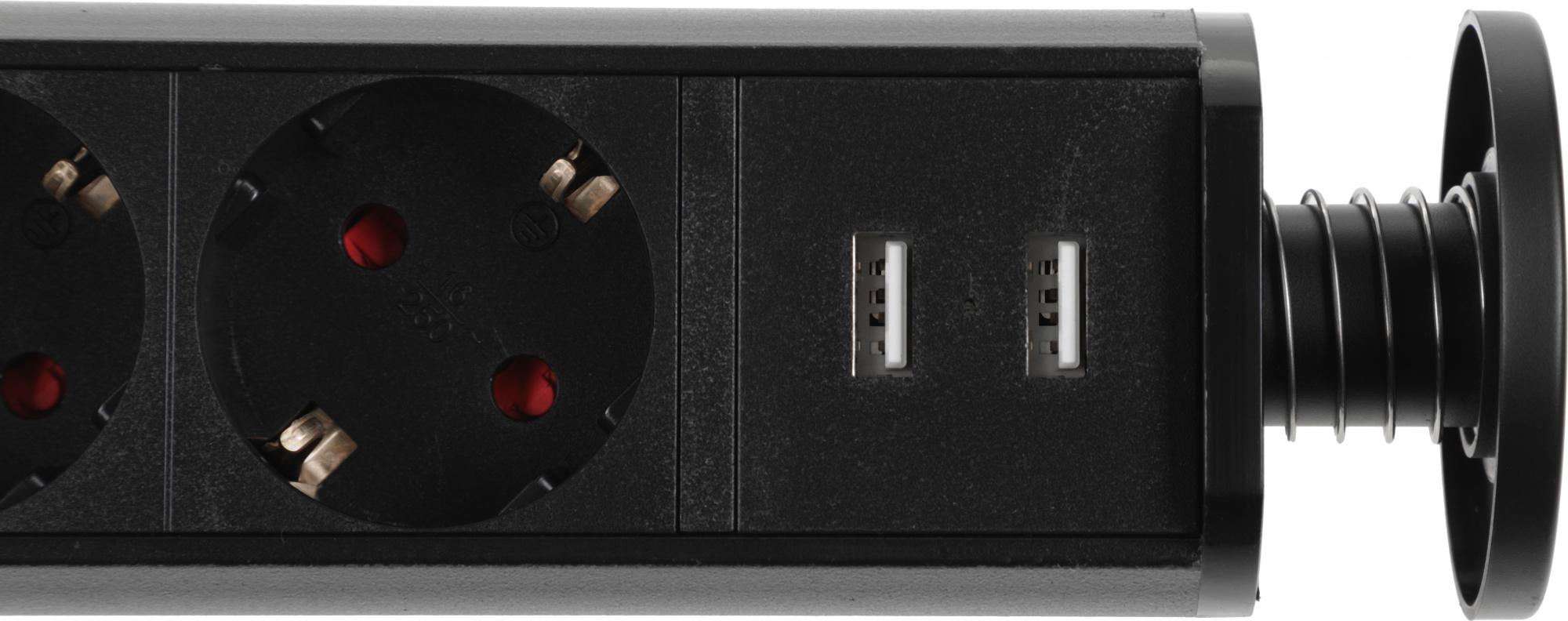 Сетевой разветвитель Premier 3R USB 1.8м (3 розетки) черный (коробка) — миниатюра 7