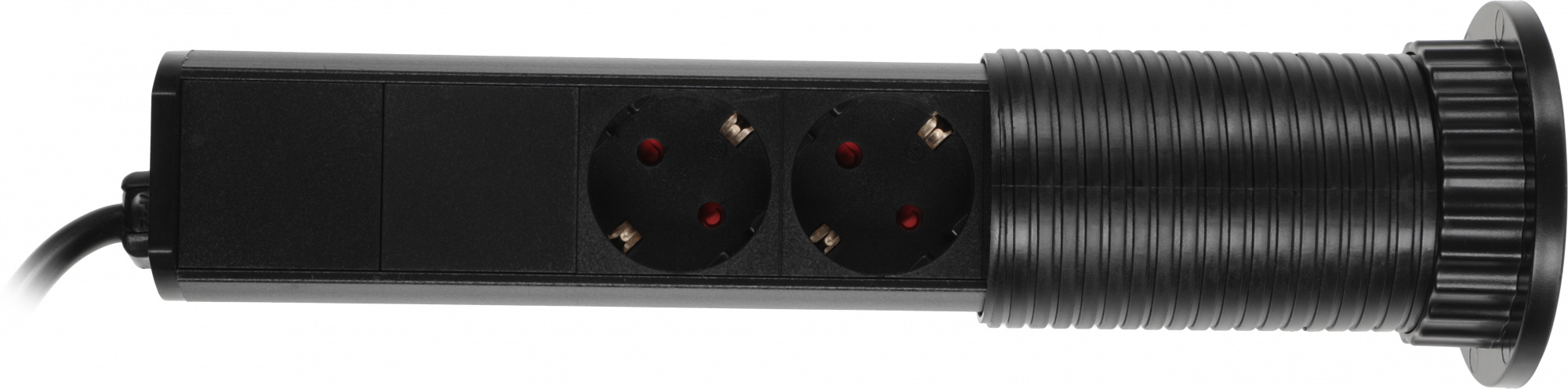 Сетевой разветвитель Premier 3R USB 1.8м (3 розетки) черный (коробка) — миниатюра 3
