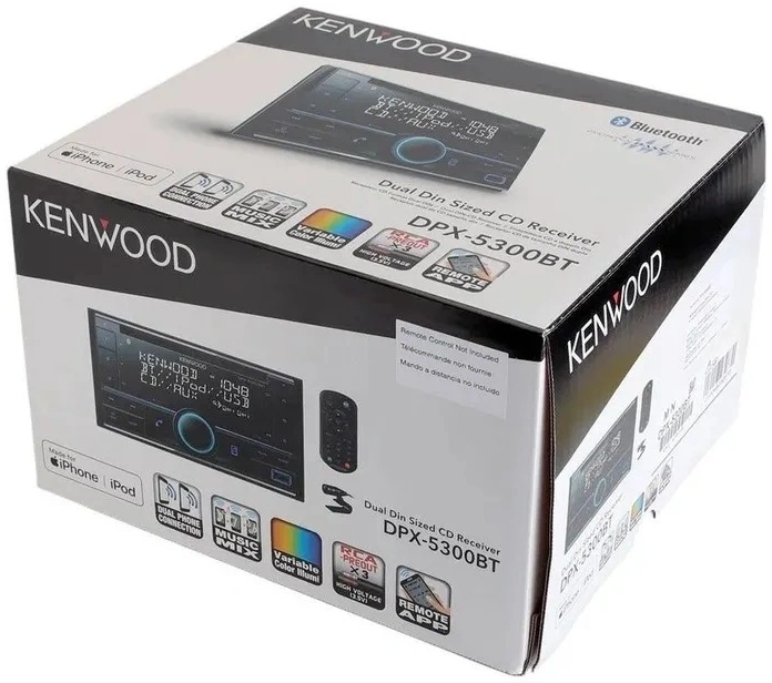 Автомагнитола Kenwood DPX-5300BT 2DIN 4x50Вт v4.2 AUX DSP 3 RDS — миниатюра 7
