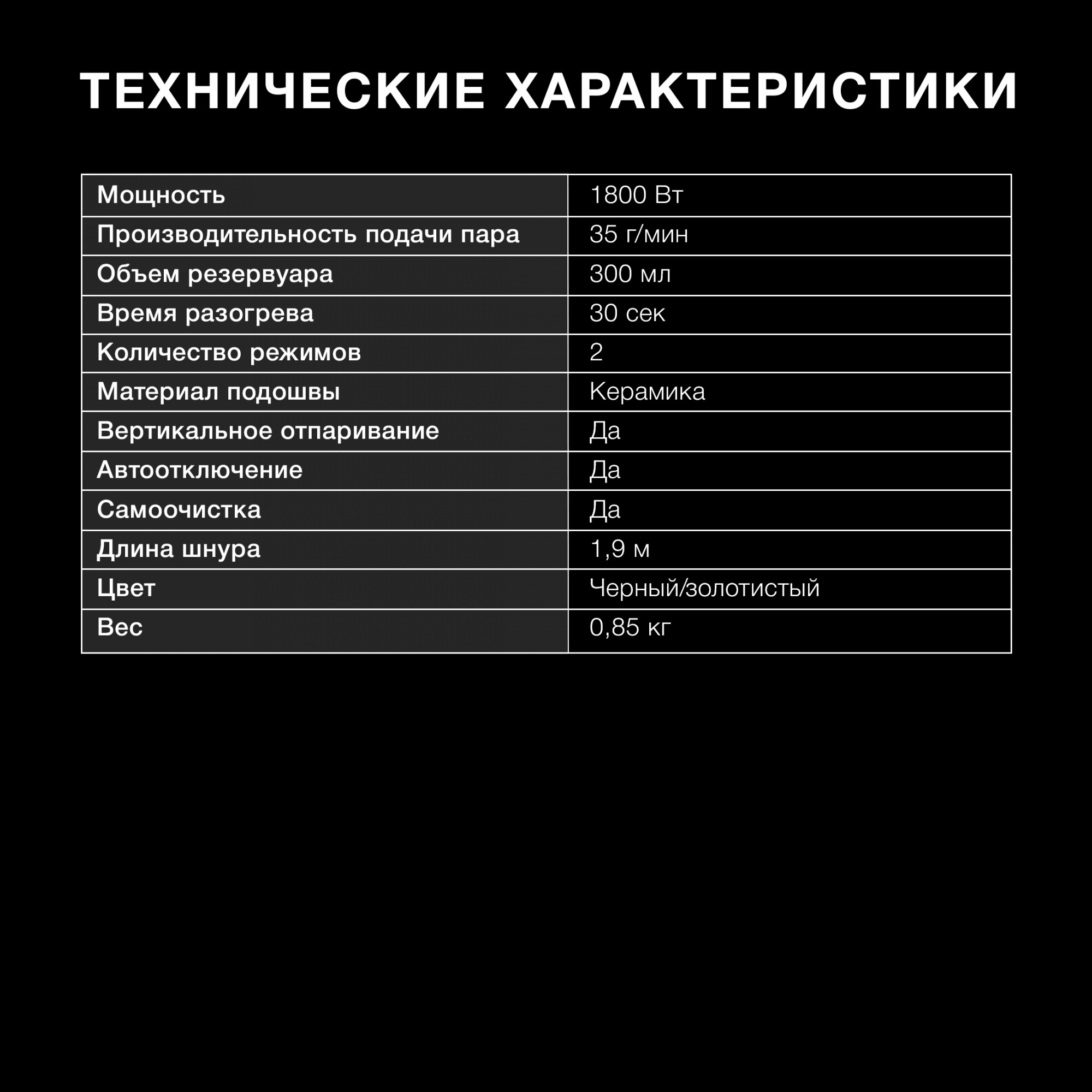 Отпариватель ручной Hyundai H-HS01820 1800Вт черный/золотистый — миниатюра 18