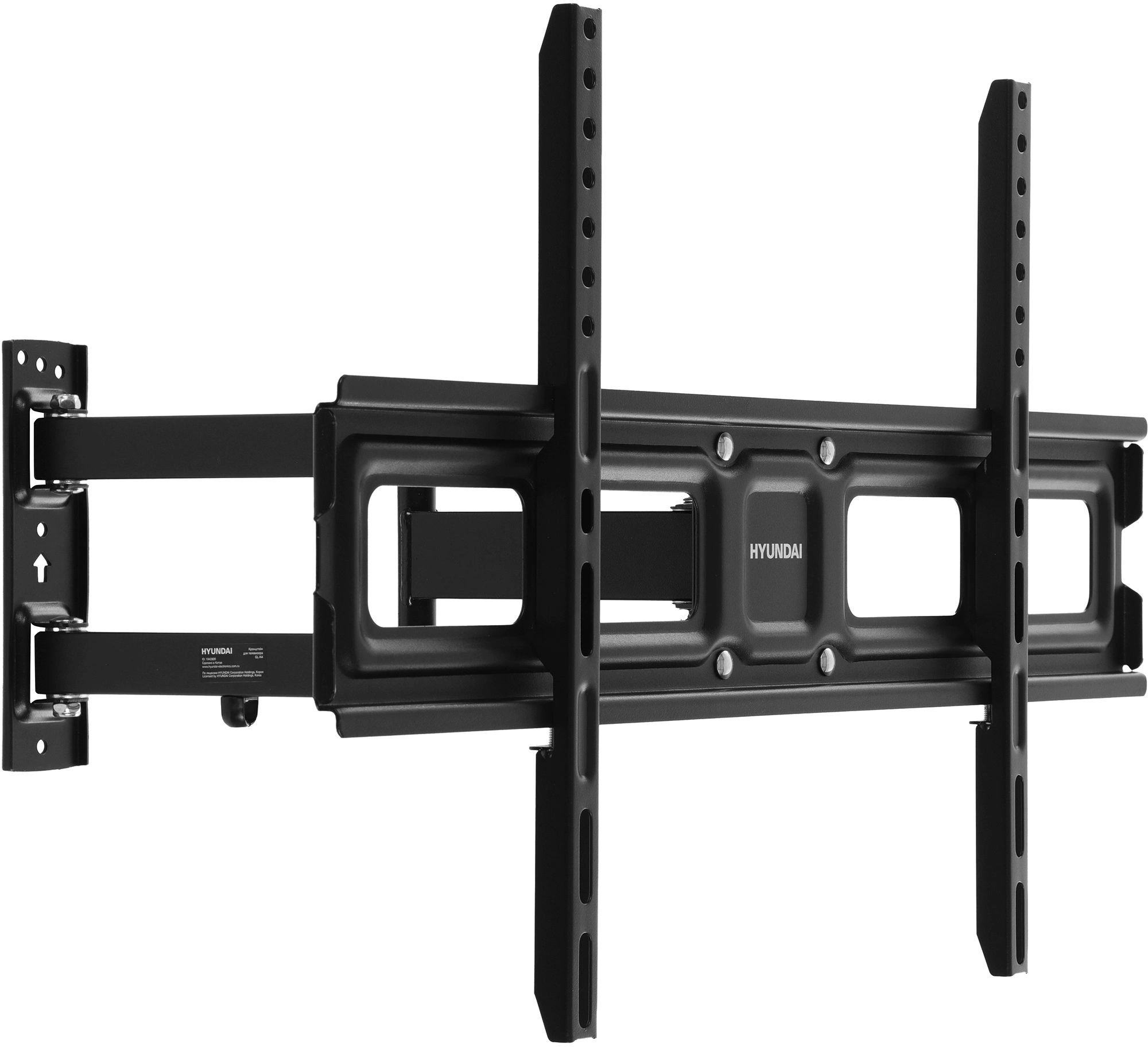 Кронштейн для телевизора Hyundai GL-N4 черный 32"-75" макс.40кг настенный поворотно-выдвижной и наклонный