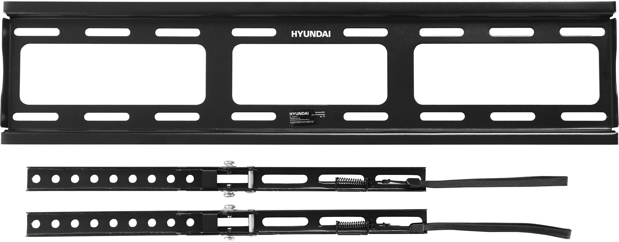 Кронштейн для телевизора Hyundai GL-T3 черный 32"-85" макс.50кг настенный наклон — миниатюра 7