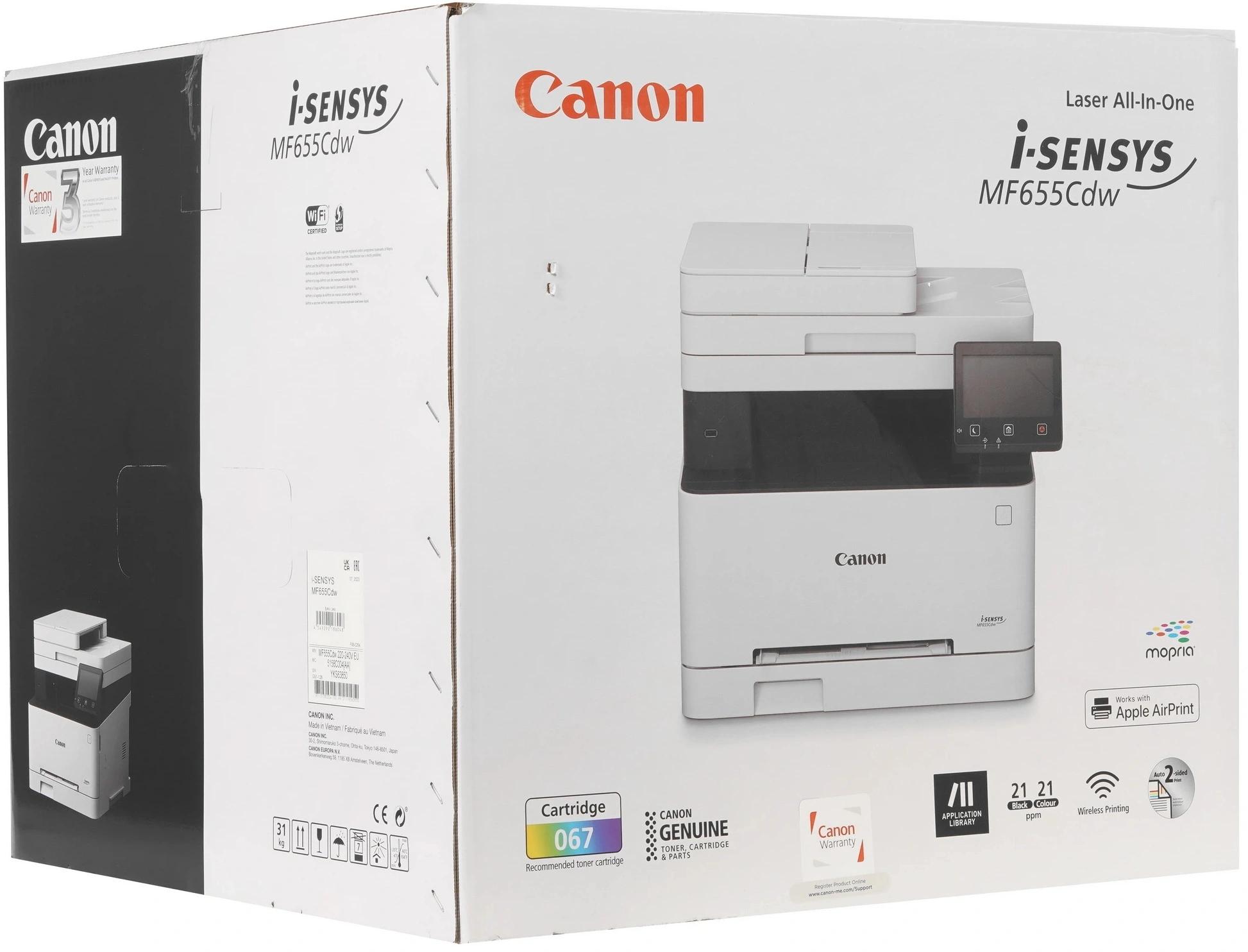МФУ лазерный Canon i-Sensys MF655Cdw (5158C004) A4 Duplex WiFi белый — миниатюра 9