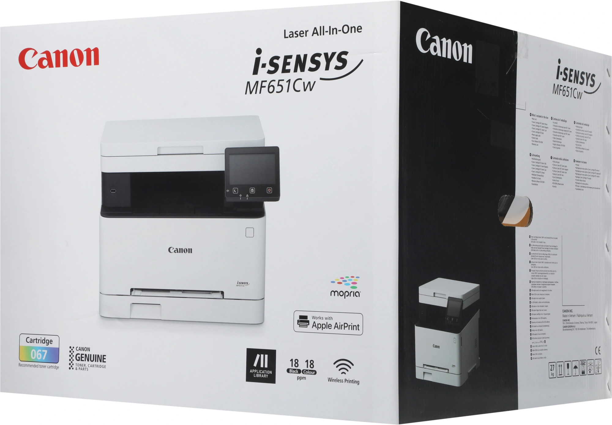 МФУ лазерный Canon i-Sensys MF651Cw (5158C009) A4 WiFi белый — миниатюра 6