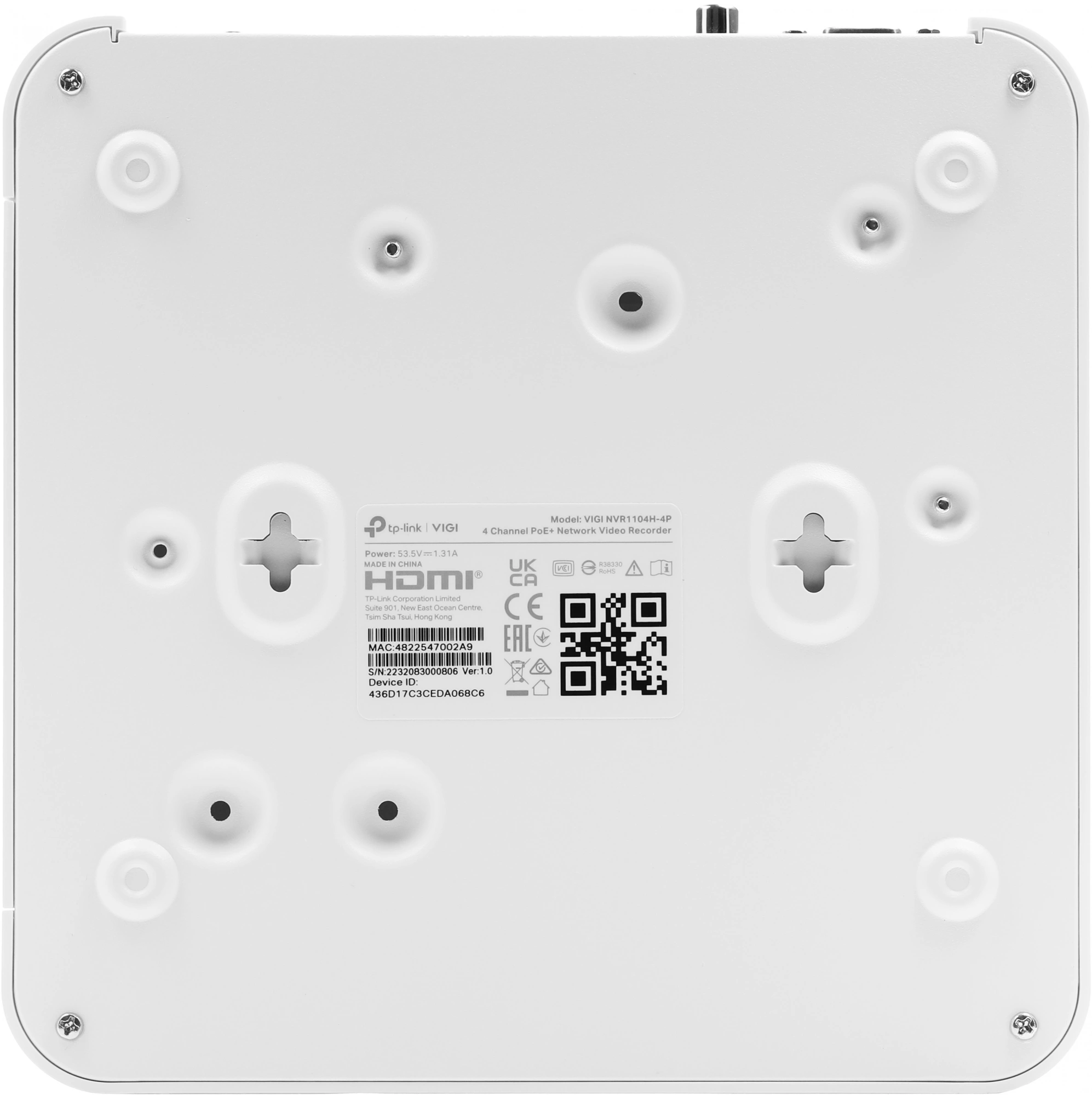 Видеорегистратор TP-Link NVR VIGI NVR1104H-4P — миниатюра 10