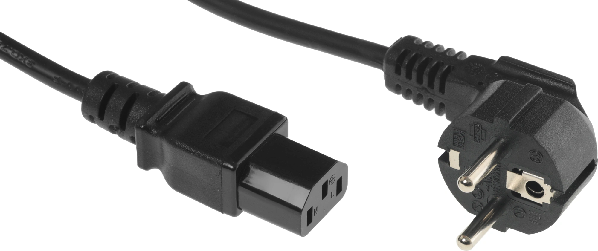 Шнур питания Lanmaster LAN-PP13/SHA-1.5-BK C13-Schuko проводник.:3x0.75мм2 1.5м 220В 10А черный — миниатюра 6
