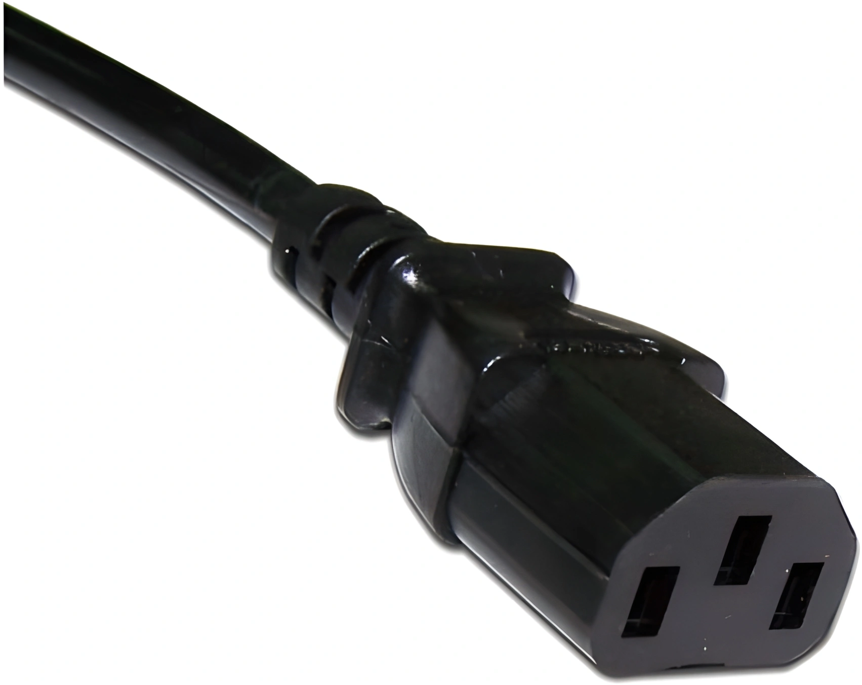 Шнур питания Lanmaster LAN-PP13/SHA-1.5-BK C13-Schuko проводник.:3x0.75мм2 1.5м 220В 10А черный — миниатюра 2