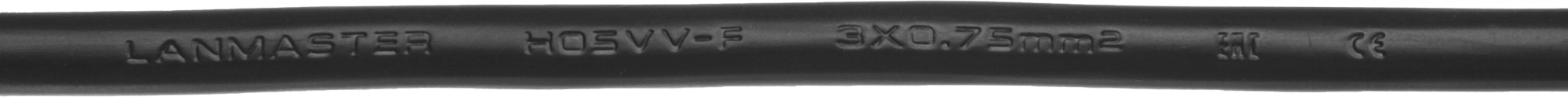 Шнур питания Lanmaster LAN-PP13/SHA-1.5-BK C13-Schuko проводник.:3x0.75мм2 1.5м 220В 10А черный — миниатюра 7