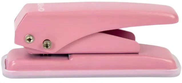 Дырокол Kw-Trio 09190PINK макс.:20лист. металл розовый отв.:1 — миниатюра 2