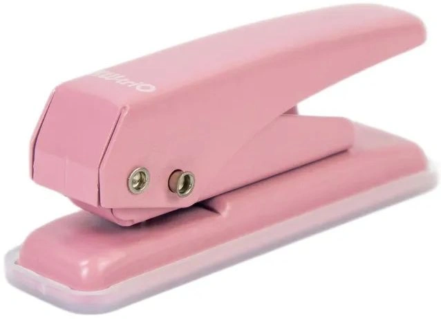 Дырокол Kw-Trio 09190PINK макс.:20лист. металл розовый отв.:1 — миниатюра 3