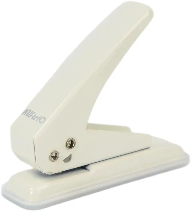 Дырокол Kw-Trio 09190WHITE макс.:20лист. металл белый отв.:1 — миниатюра 6