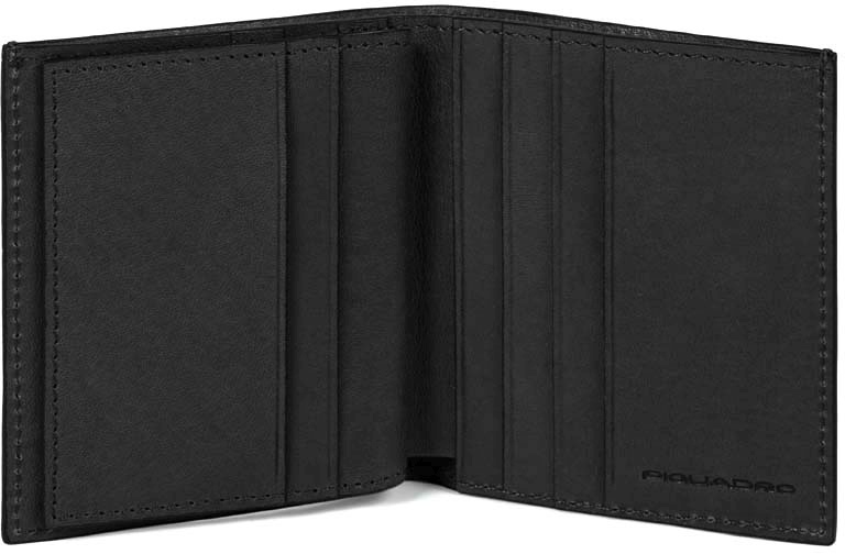 Чехол для кредитных карт Piquadro Black Square PP1518B3R/N черный натур.кожа — миниатюра 2