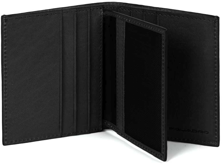 Чехол для кредитных карт Piquadro Black Square PP1518B3R/N черный натур.кожа — миниатюра 3