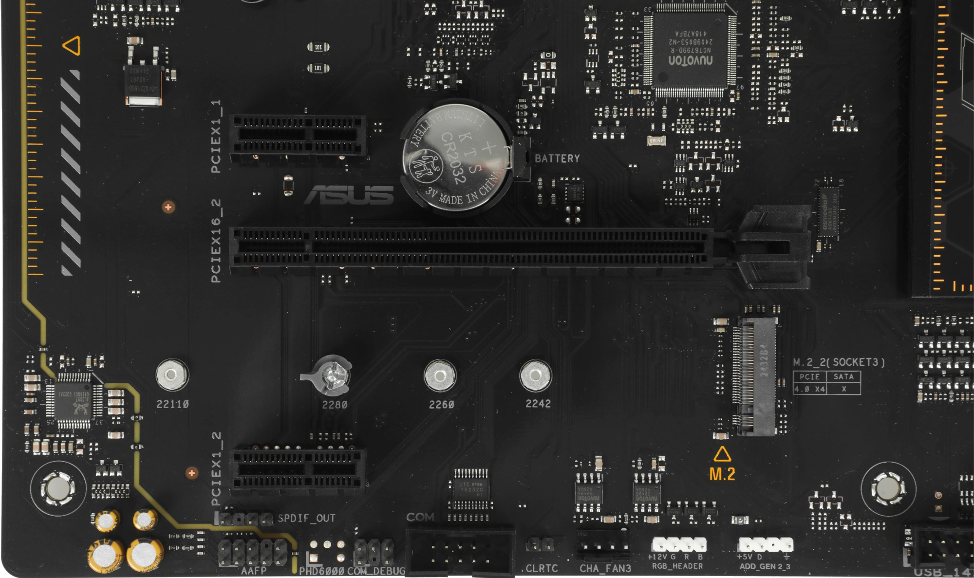 Материнская плата Asus TUF GAMING A620-PRO WIFI Socket AM5 AMD A620 4xDDR5 ATX AC`97 8ch(7.1) 2.5Gg RAID+HDMI+DP — миниатюра 6