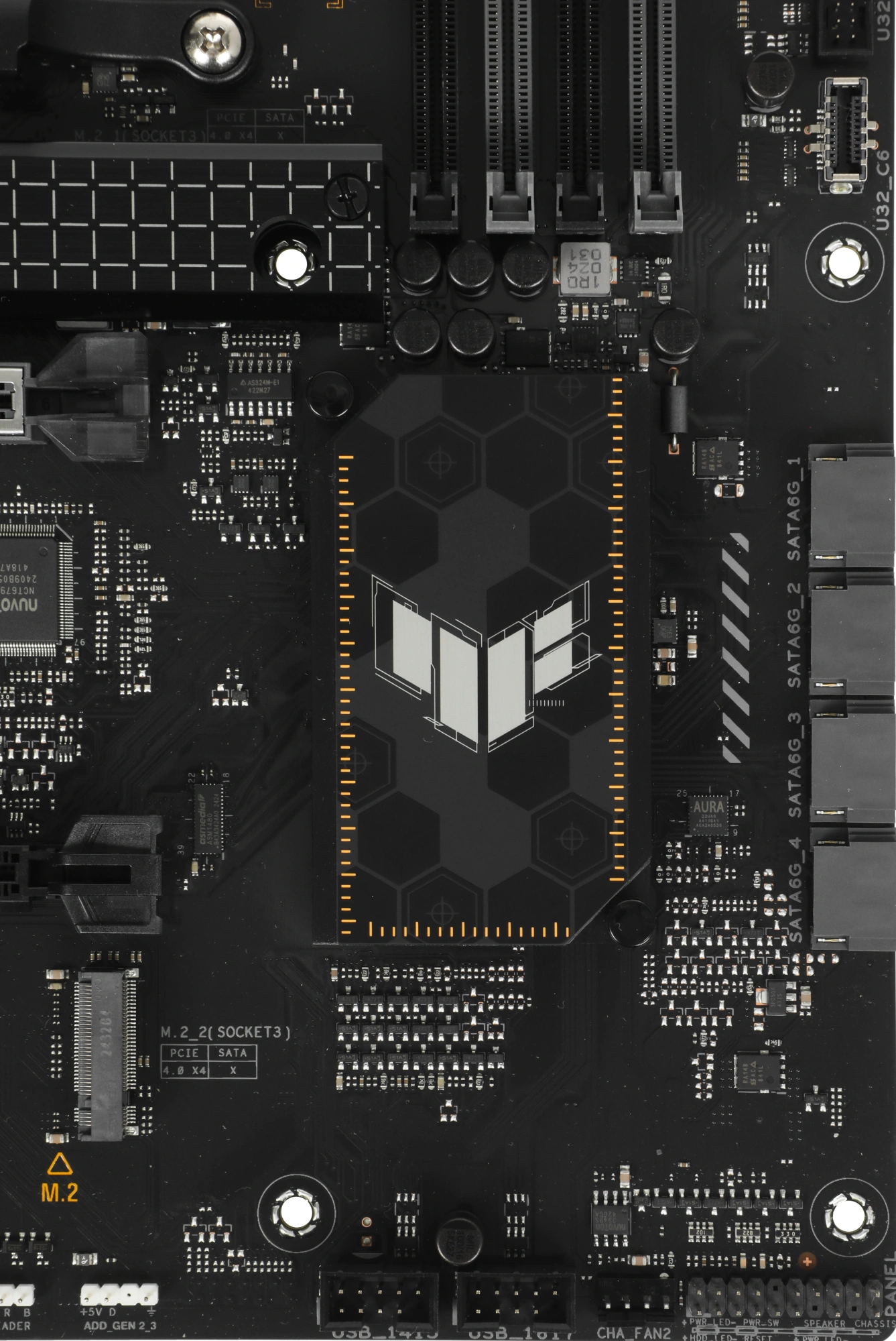 Материнская плата Asus TUF GAMING A620-PRO WIFI Socket AM5 AMD A620 4xDDR5 ATX AC`97 8ch(7.1) 2.5Gg RAID+HDMI+DP — миниатюра 7